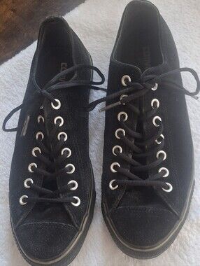 CONVERSE ALL STAR Black Leather Men's Size 9